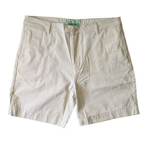 Southern Point Co The Ashton Short Beige Tan Khaki Chino New Size 38 100% Cotton